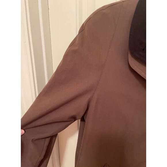 Gallery Petite Brown Coat REMOVEABLE LINING WOMEN'SSZ  PM Polyester/Acrylic Blen - Picture 6 of 14